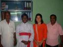Miss Sayuri, member of Amnesty International with Fr.Dr. Charles and AVE MARIA Office Bearers